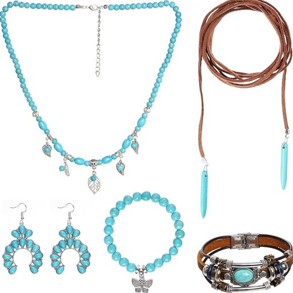 5 Pieces Turquoise Jewelry Sets! - Picture 6 of 7